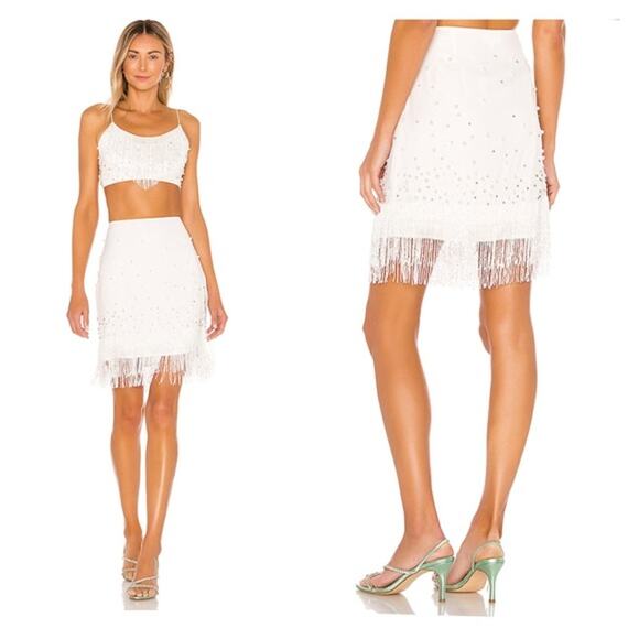 LPA Dresses & Skirts - SPRING SALE! LPA Revolve Elise Skirt In White Size XS